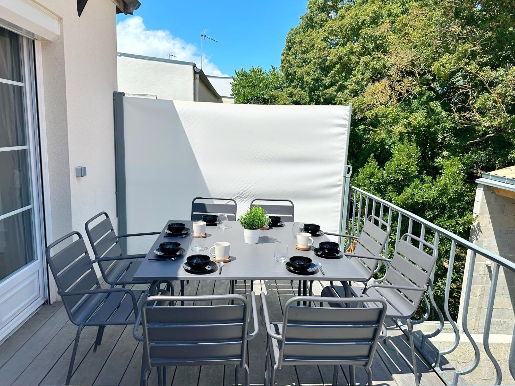 Les Appartements Du Carnot - Terrasses Et Jardins La Rochelle  Kültér fotó
